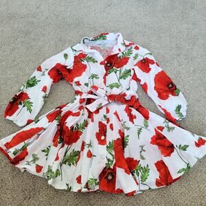 Poppy Print Mini Dress Positano Couture by Blitz
